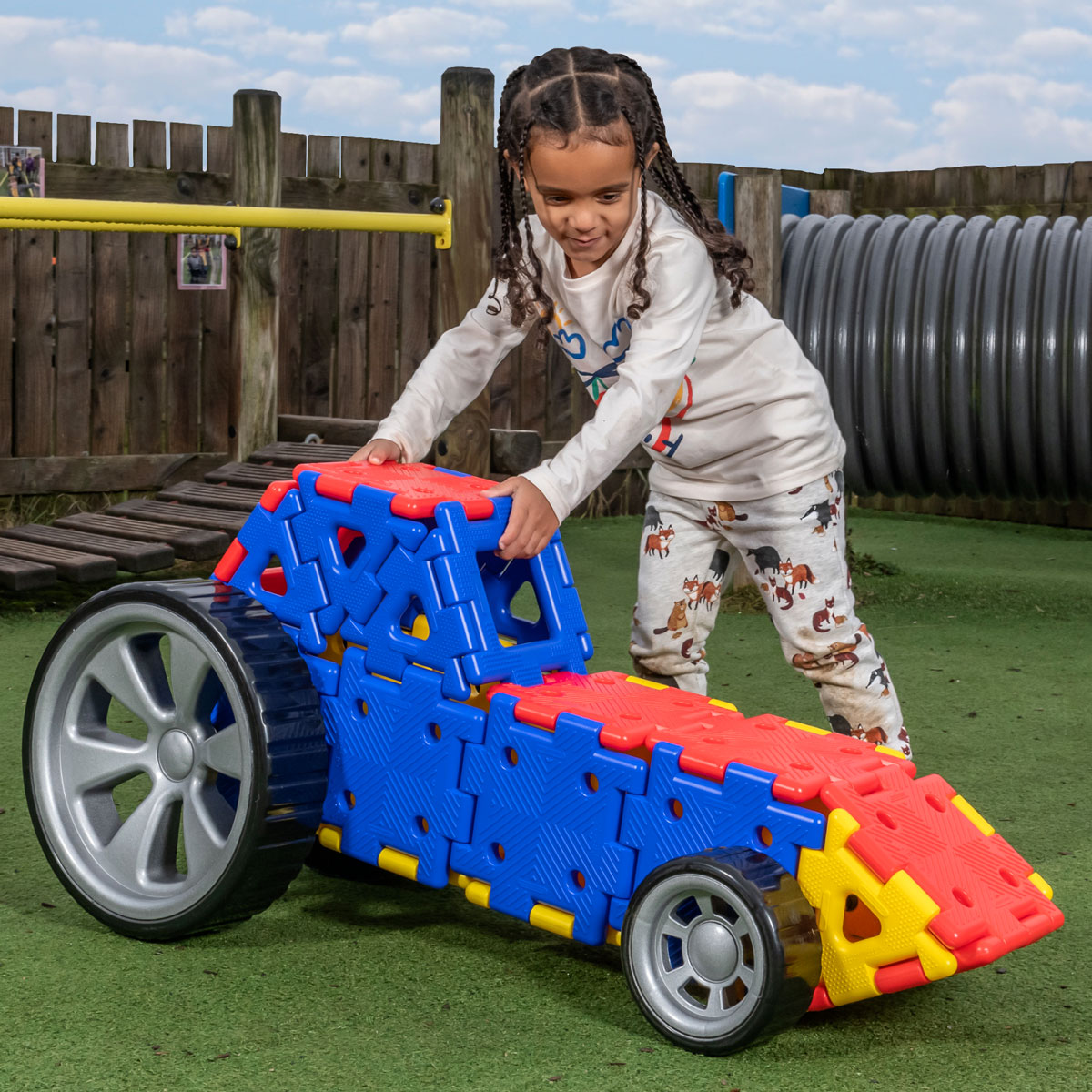 Giant Polydron Vehicle Builders Set